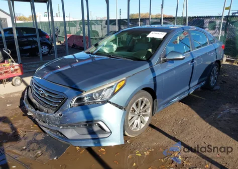 2017 Hyundai Sonata Sport из США, поврежденный, VIN 5NPE34AF2HH461657